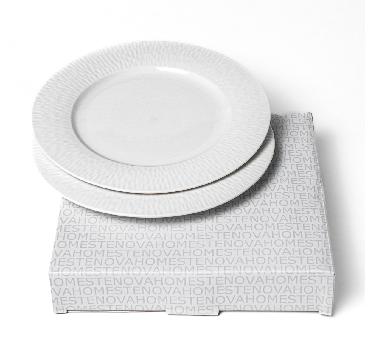 Набор тарелок обеденных ONEGA (белый, 2 шт) - фото 3