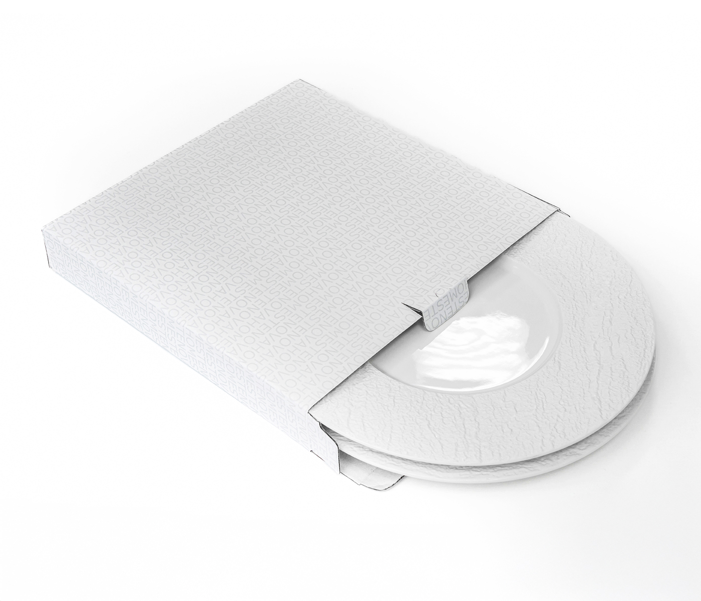 Набор тарелок обеденных LAVA (белый, 2 шт) - фото 4