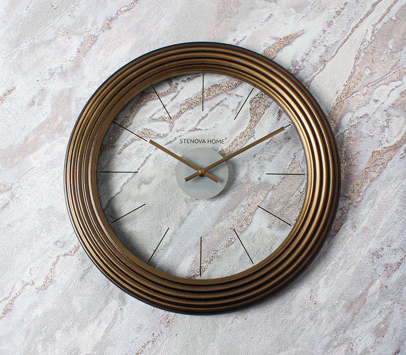 Часы настенные PRESTIGE GOLD (ВРЕМЕННО НЕТ В НАЛИЧИИ) - фото 3