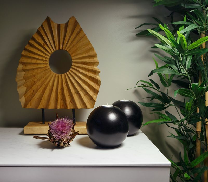 Подсвечник Wooden Black - фото 2