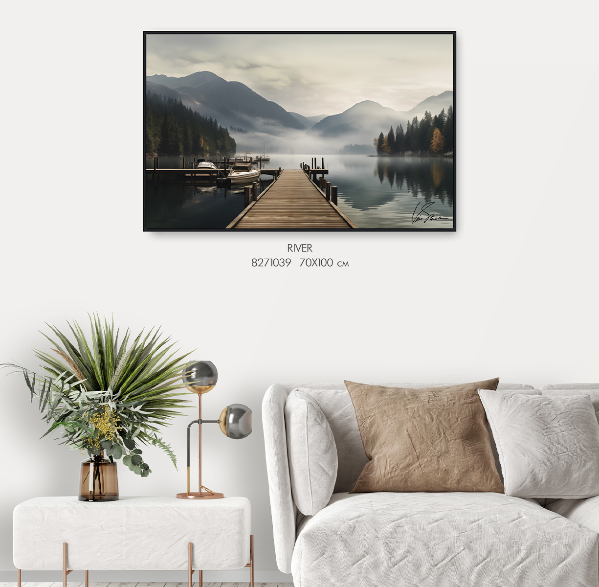 Картина на холсте в раме RIVER арт.8271039 - фото 2