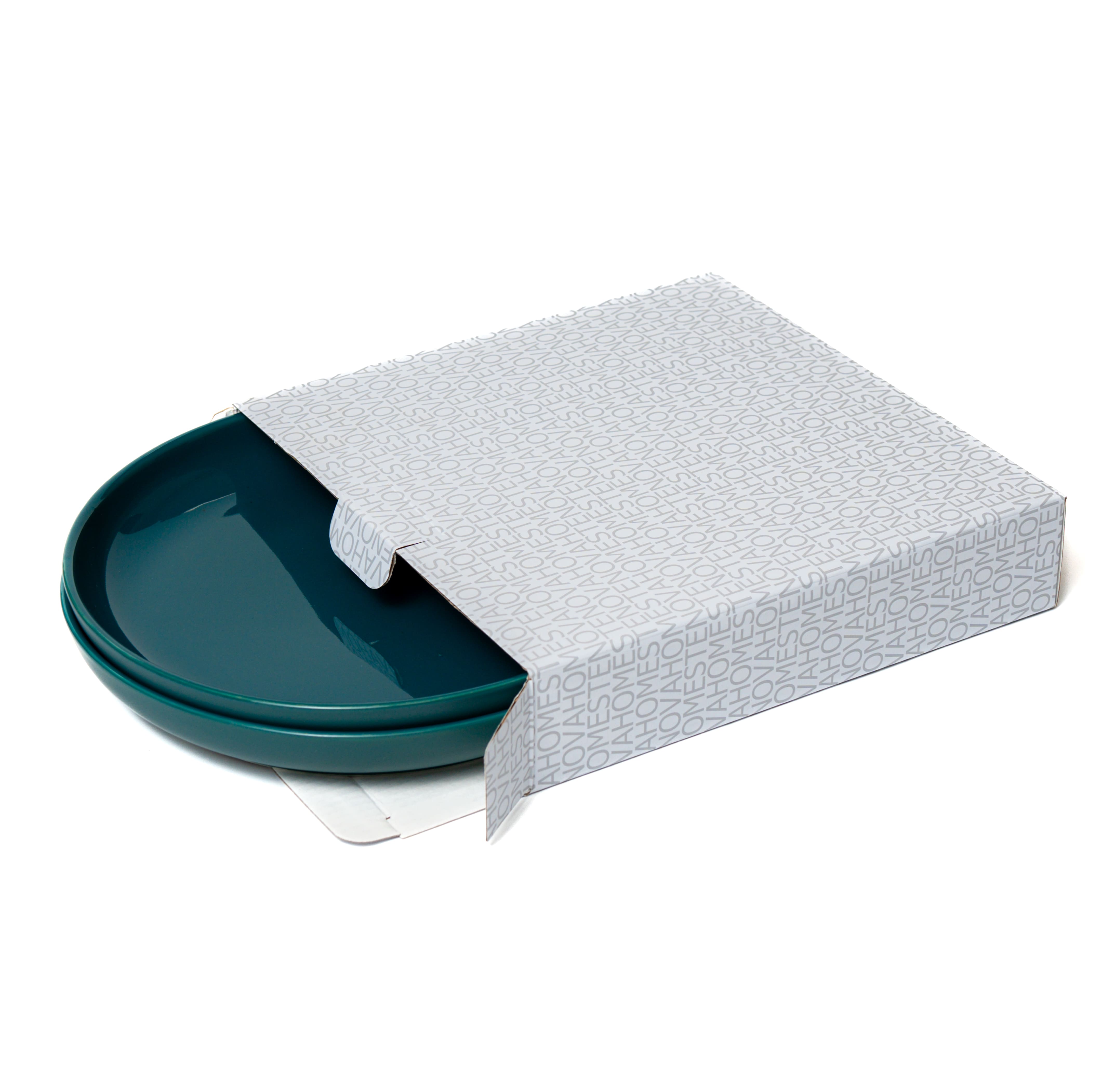 Набор тарелок обеденных PATIO (зеленый, 2 шт) - фото 4