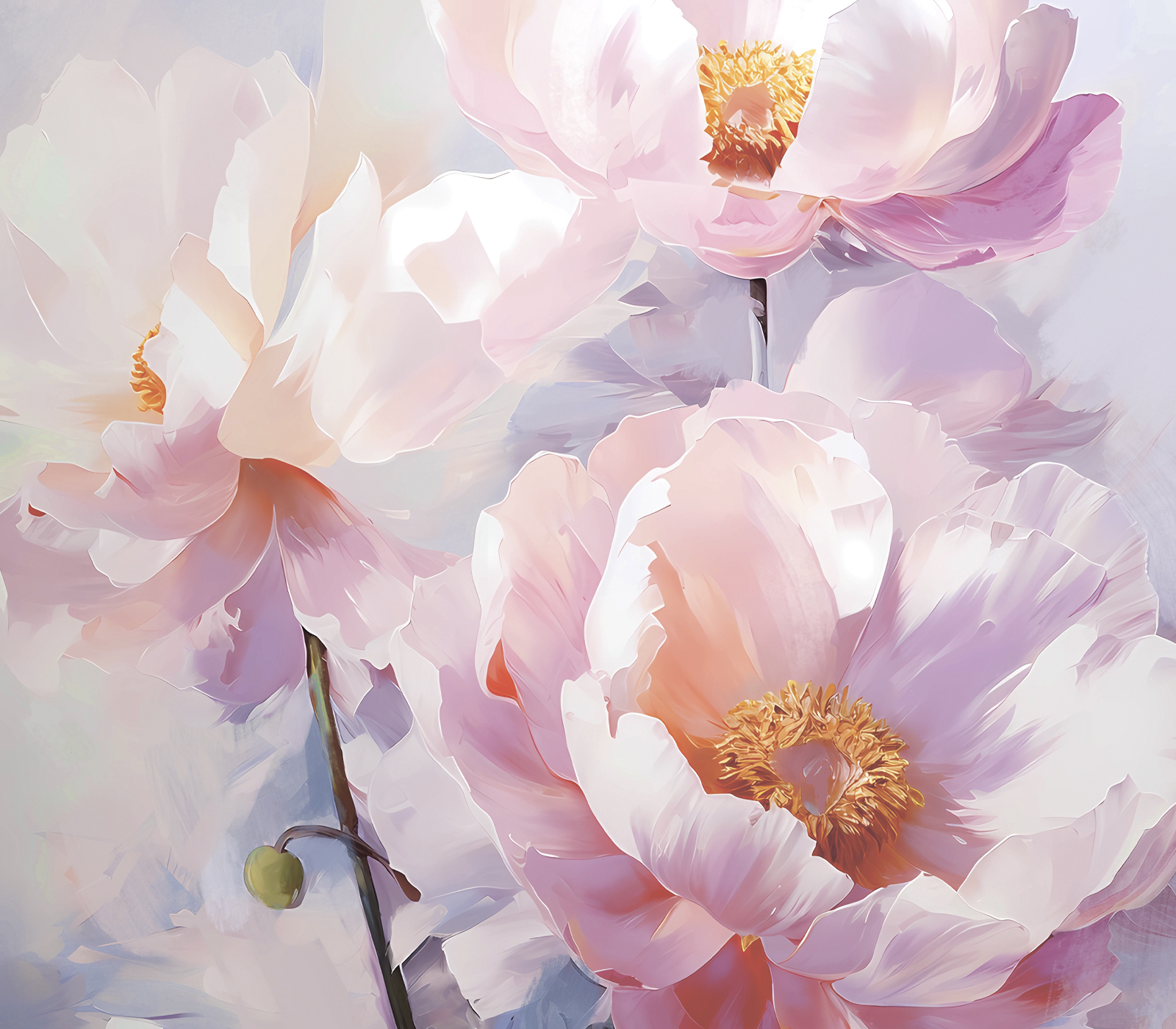 Картина на стекле PEONIA арт. 8145011 - фото 1