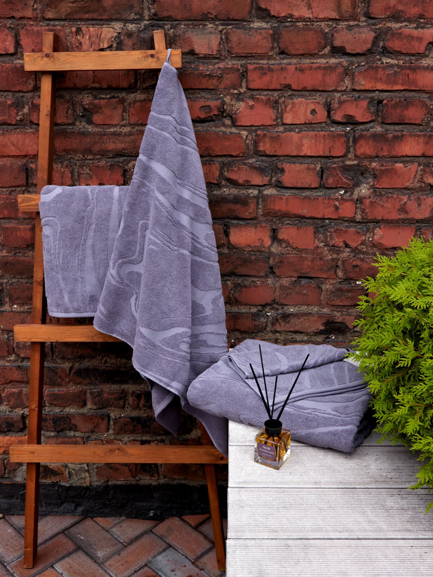 Полотенце махровое SICILIA (серый) - фото 2