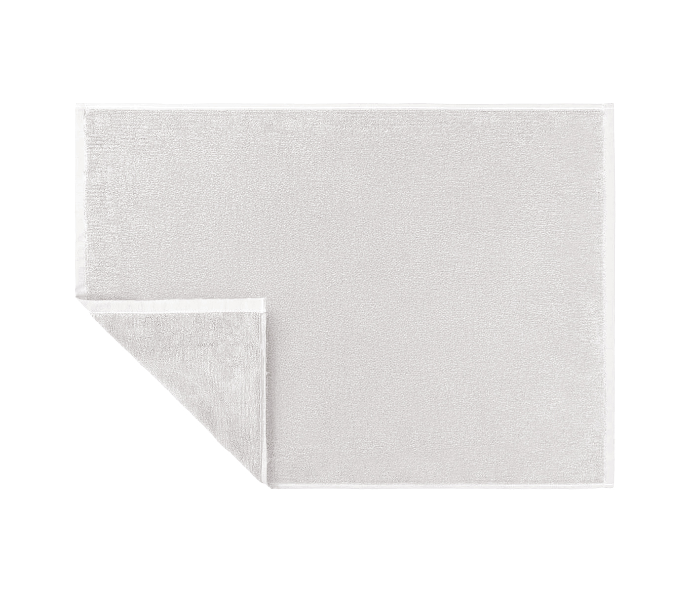 Коврик для ног махровый IDEAL (светло-серый) - фото 1