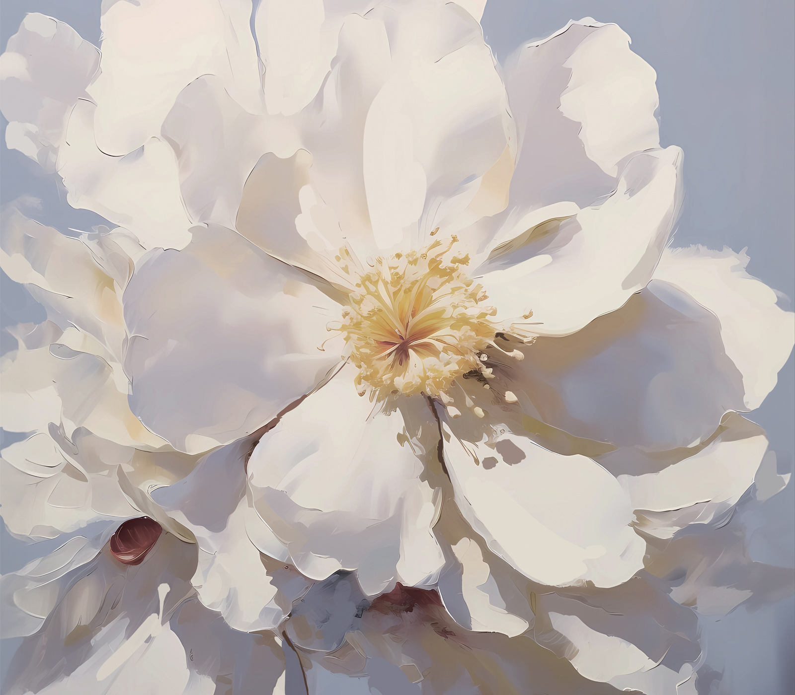 Картина на холсте WHITE FLOWERS арт. 8257010 - фото 1