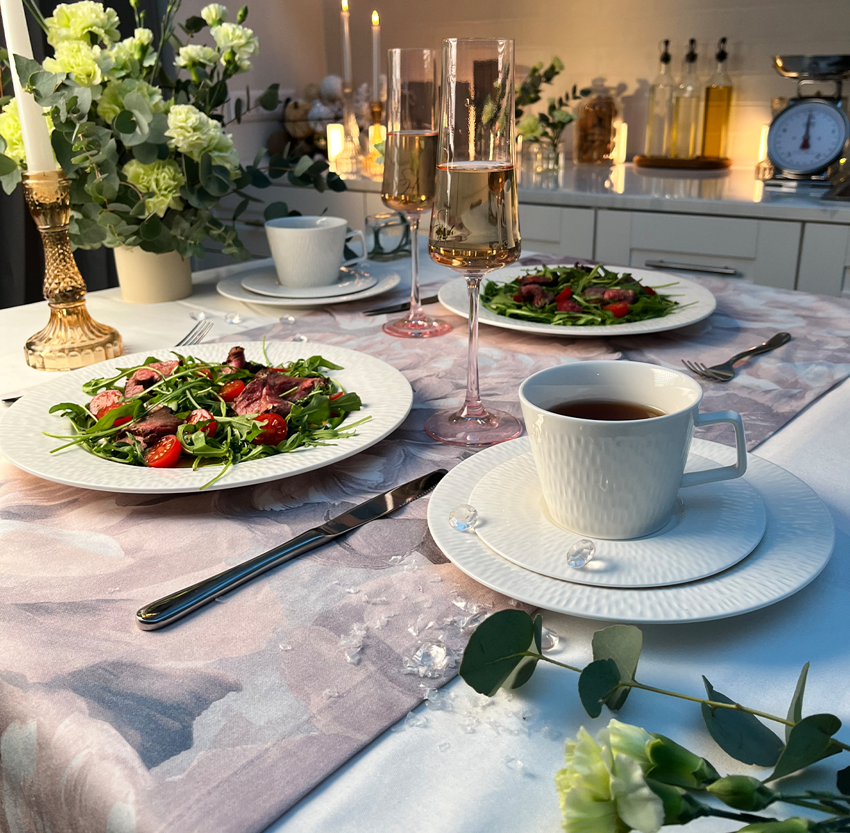 Чайная пара ONEGA (белый, 1 шт) - фото 2