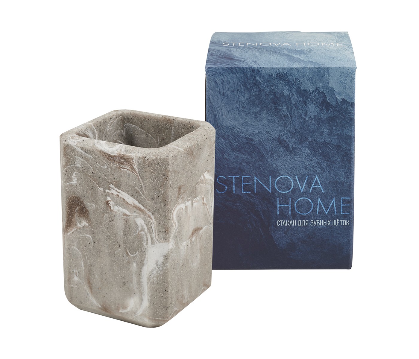 Стакан для зубных щеток BAIKAL / БАЙКАЛ коричневый - фото 3