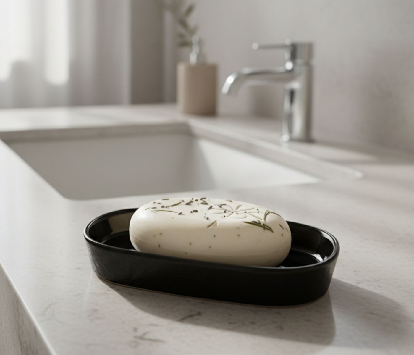 Мыльница LAVA / ЛАВА черный - фото 1