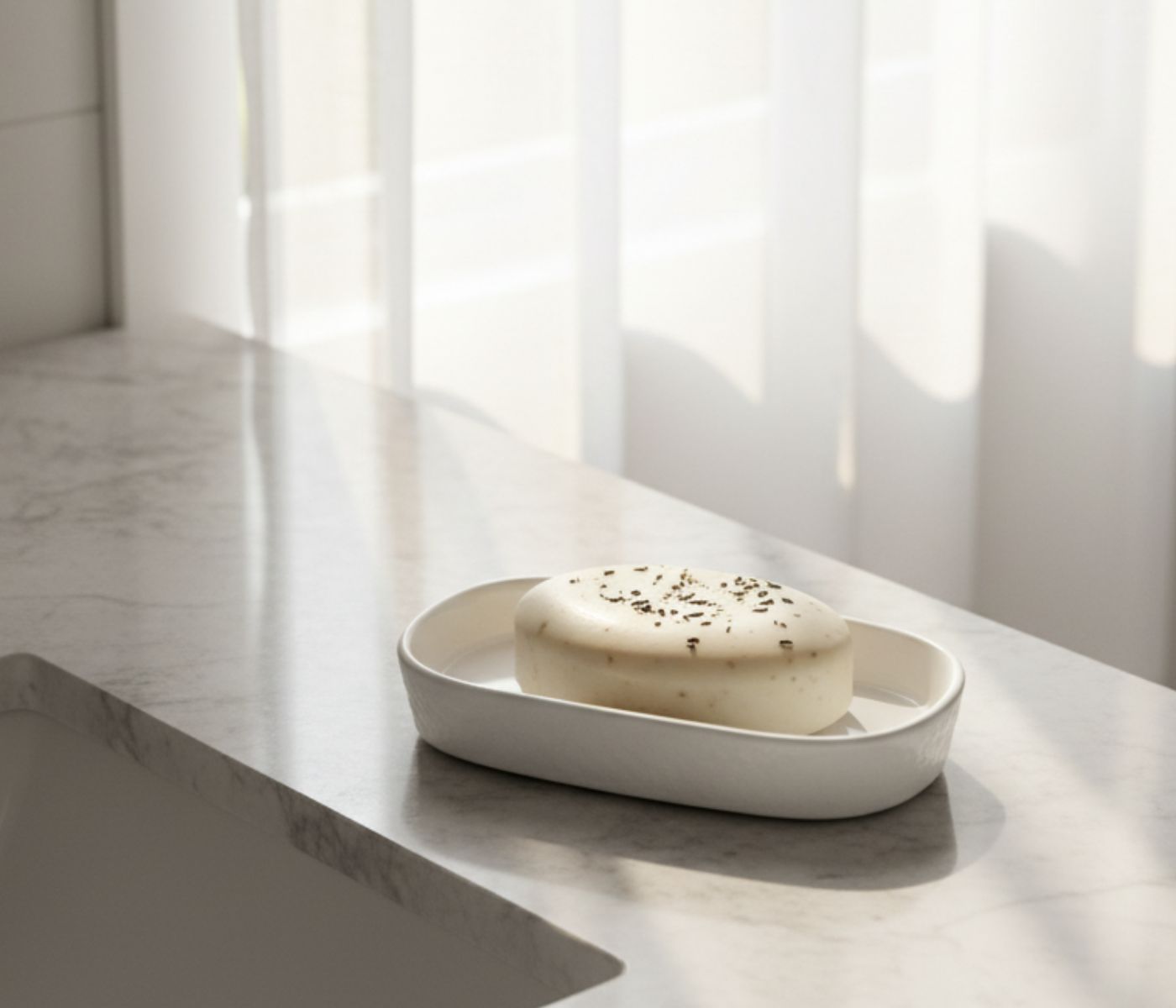 Мыльница LAVA / ЛАВА белый - фото 1