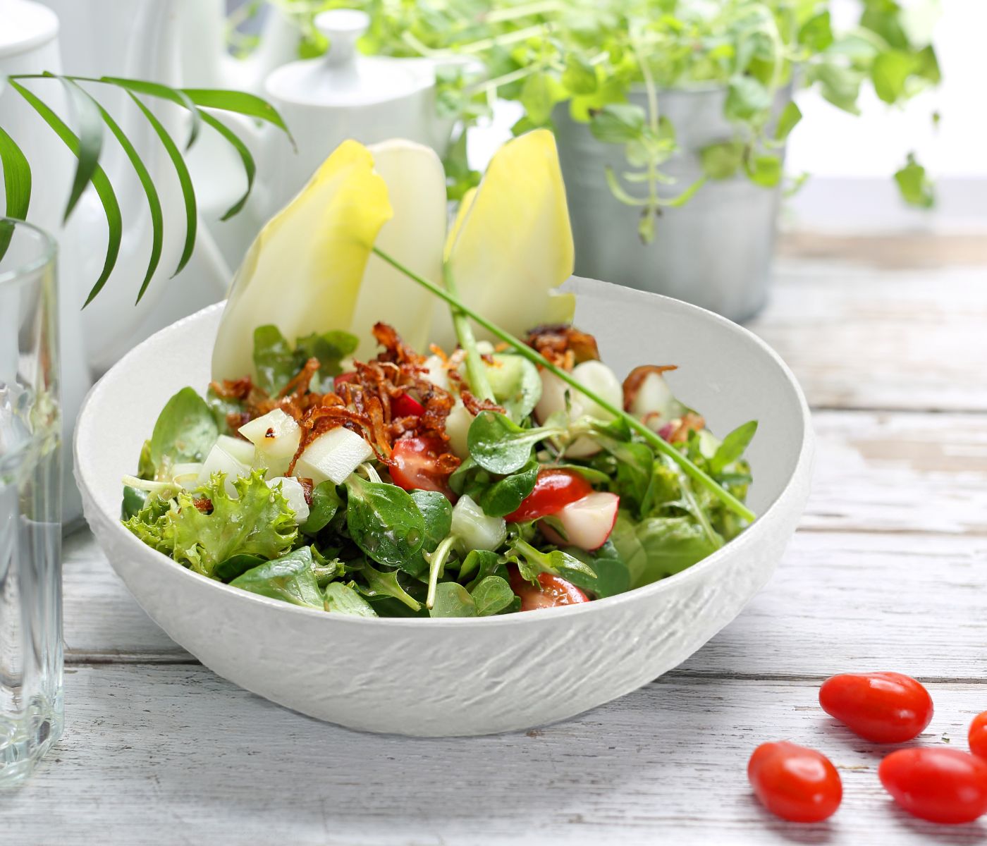 Набор тарелок глубоких LAVA (белый, 2шт) - фото 1