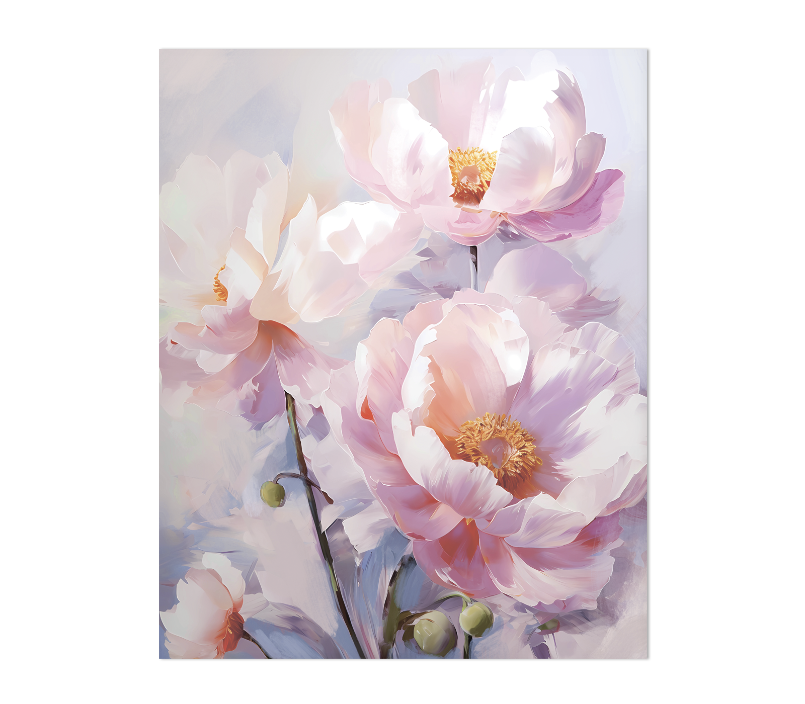 Картина на стекле PEONIA арт. 8145011 - фото 3