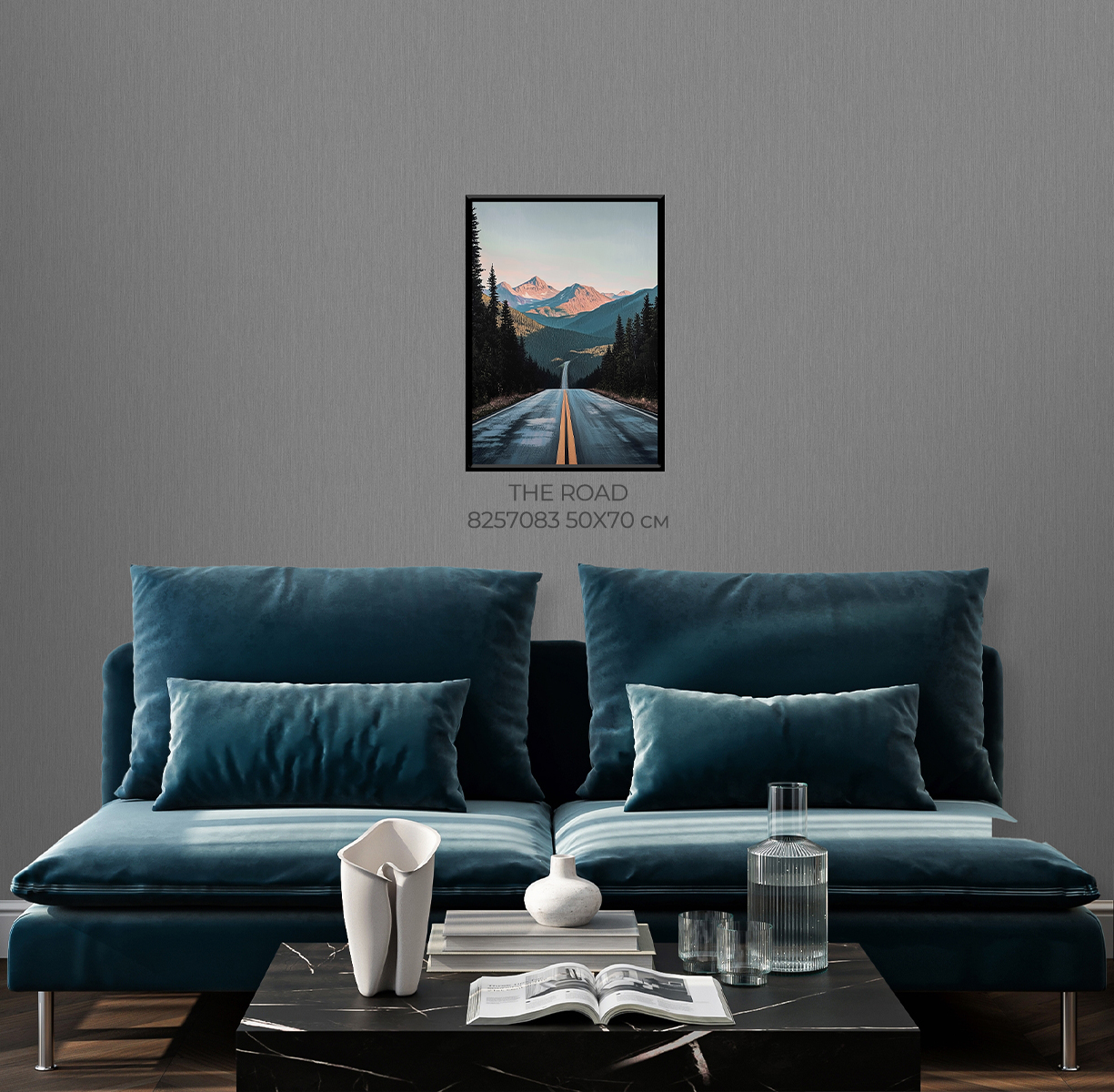 Картина на холсте в раме THE ROAD арт.8257083 - фото 2