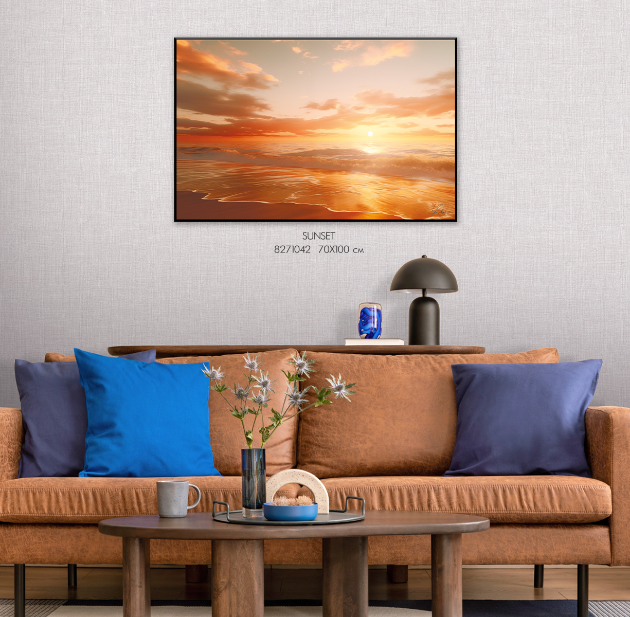 Картина на холсте в раме SUNSET арт.8271042 - фото 2