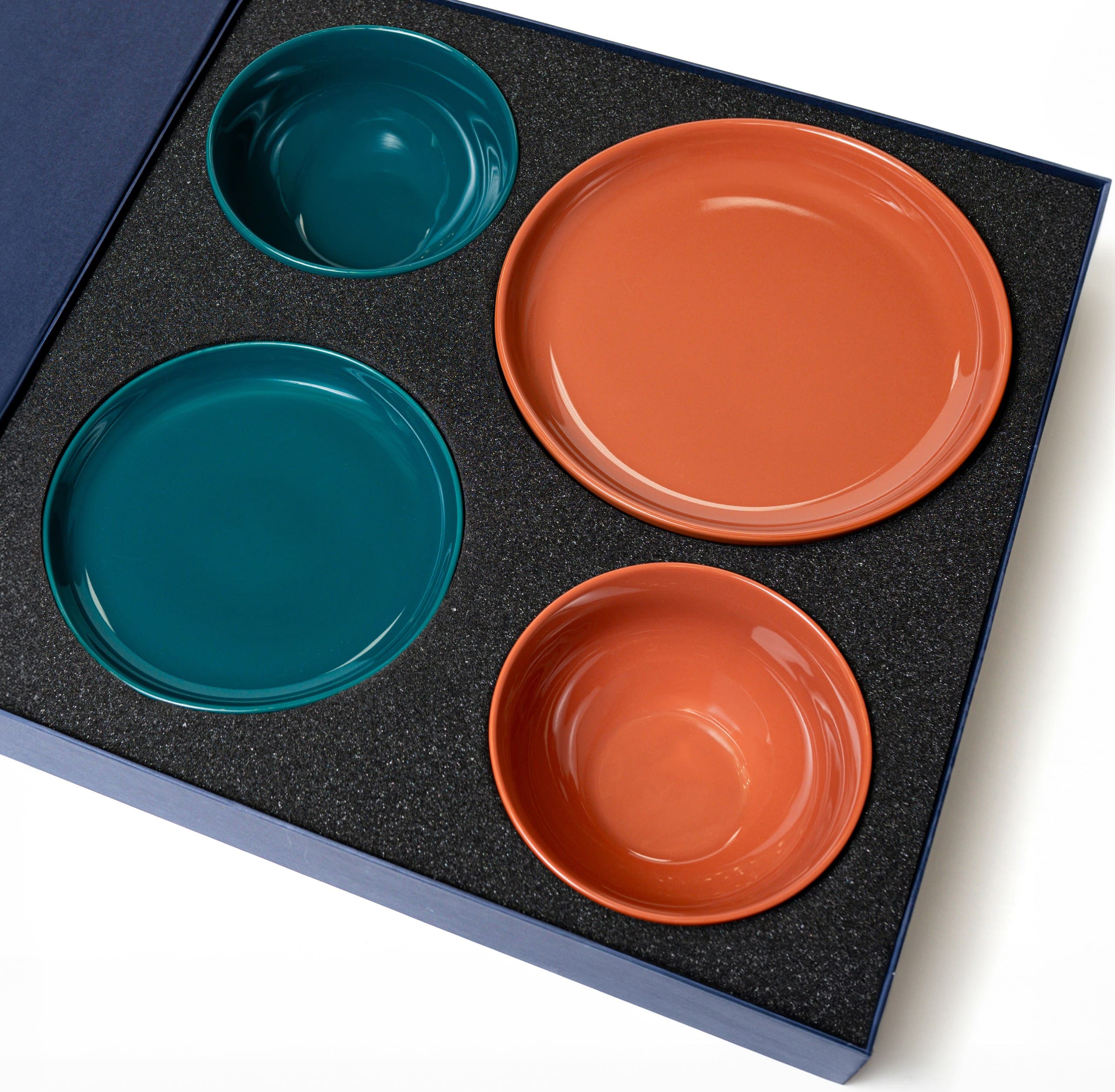 Подарочный набор тарелок PATIO (зеленый/терракотовый) - фото 5