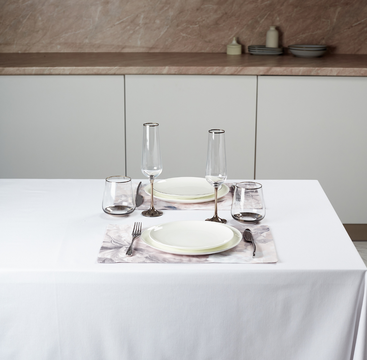 Комплект плейсматов KAMILLA  (серый цвет) - фото 4