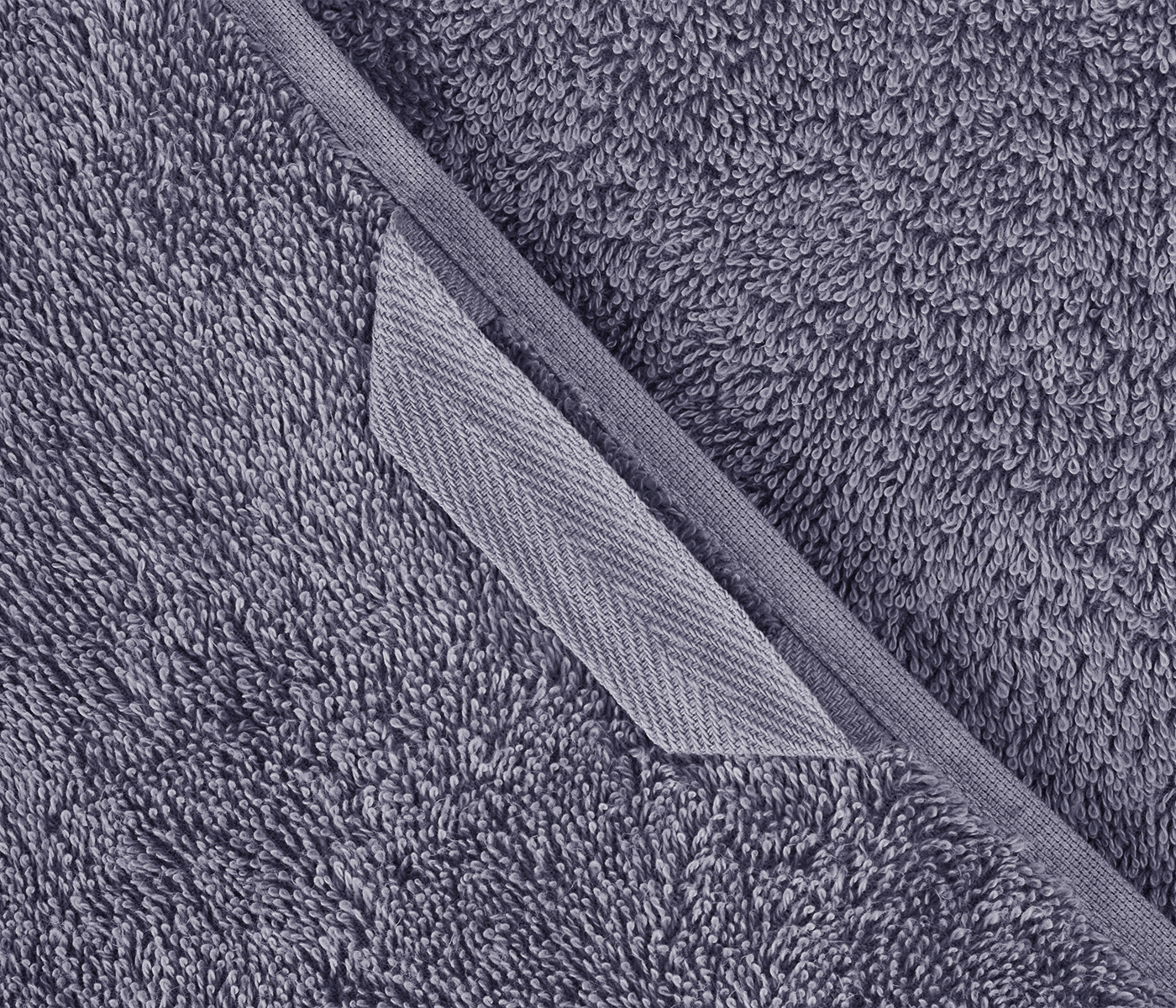 Полотенце махровое IDEAL (серо-синий) - фото 4