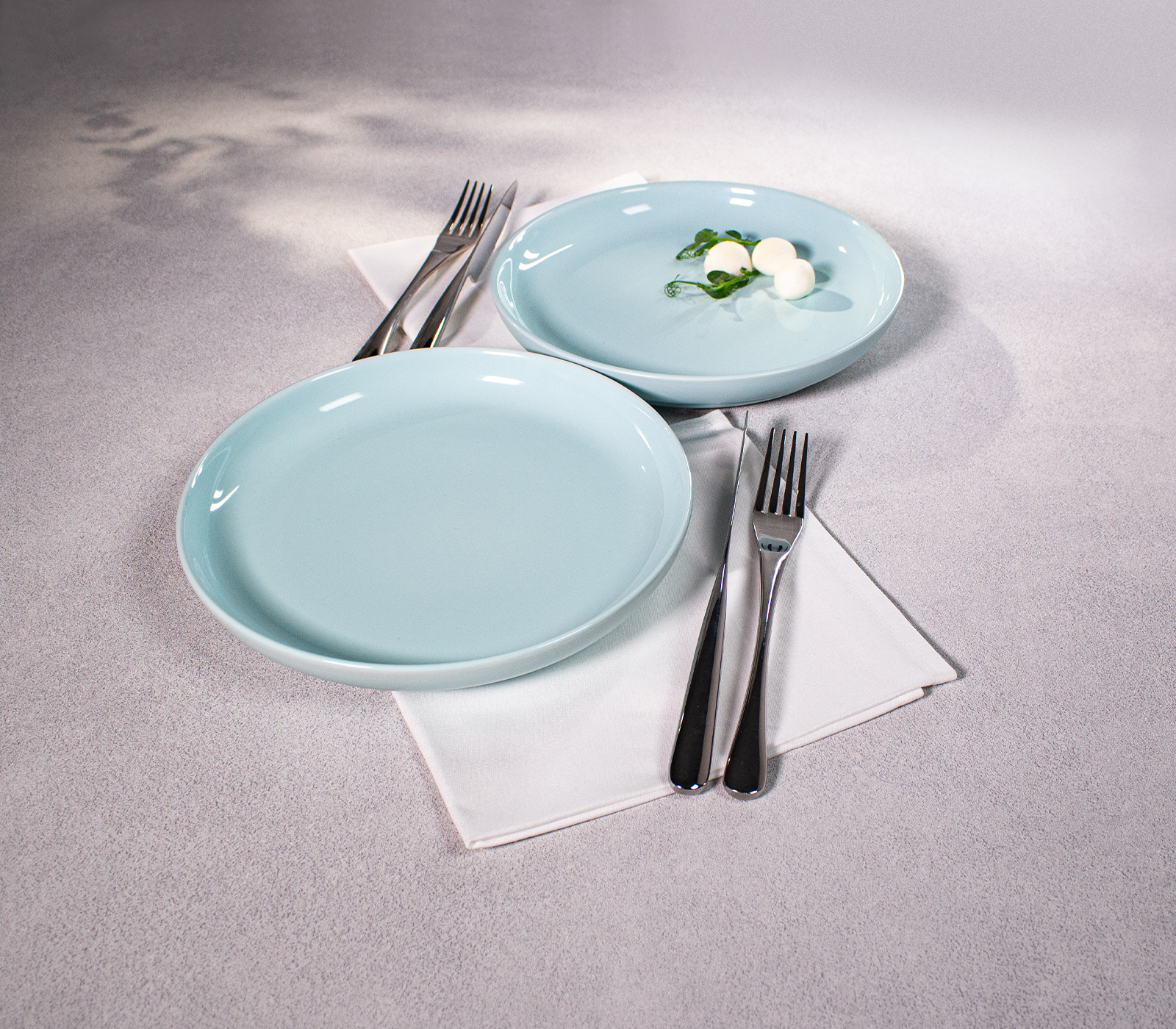 Набор тарелок обеденных PATIO (голубой, 2 шт) - фото 1