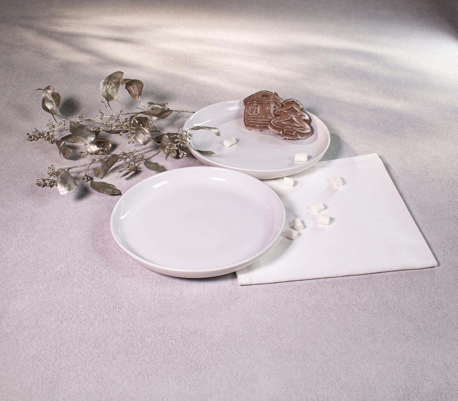 Набор тарелок закусочных PATIO (белый, 2 шт) - фото 1