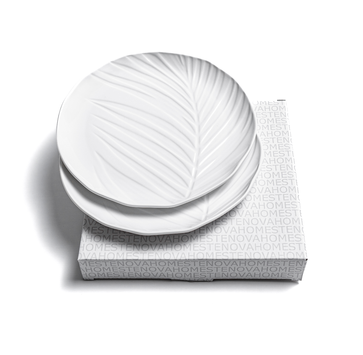 Набор тарелок закусочных BALI (белый, 2 шт) - фото 4