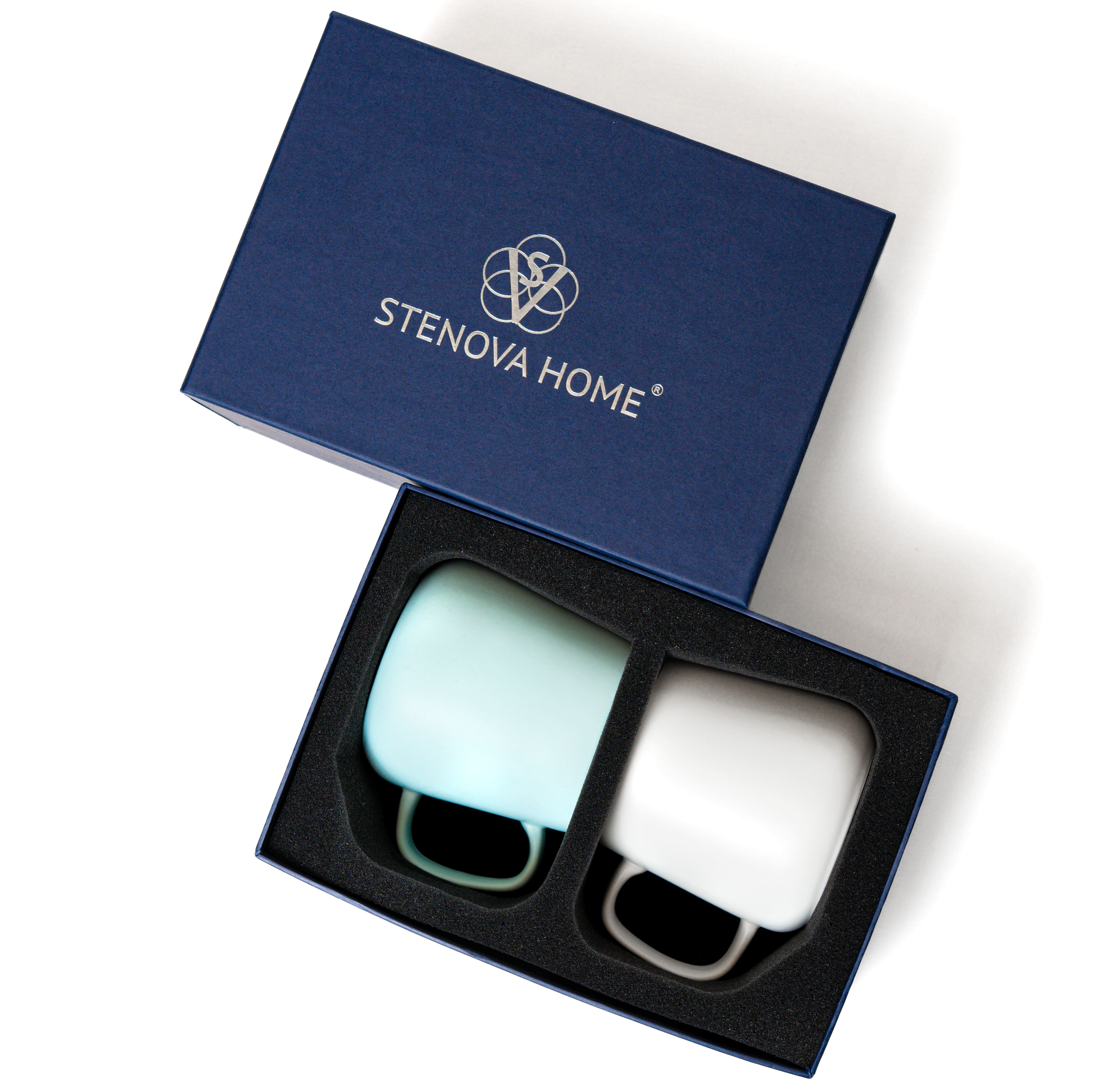 Подарочный набор кружек PATIO (голубой/белый) - фото 4