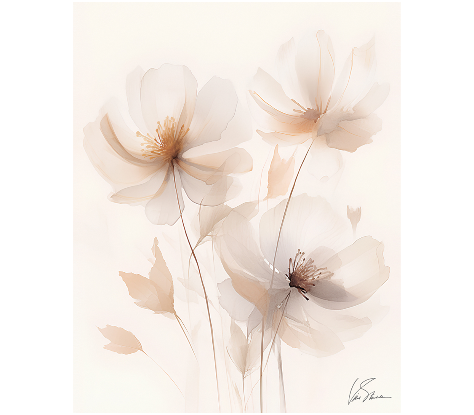 Картина на холсте FLOWERS арт.8246057 - фото 1