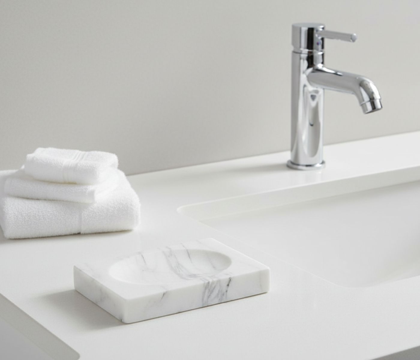 Мыльница ALICANTE / АЛИКАНТЕ белая - фото 4