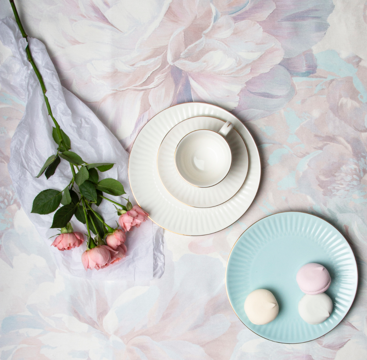 Скатерть KAMILLA (голубой цвет) - фото 4