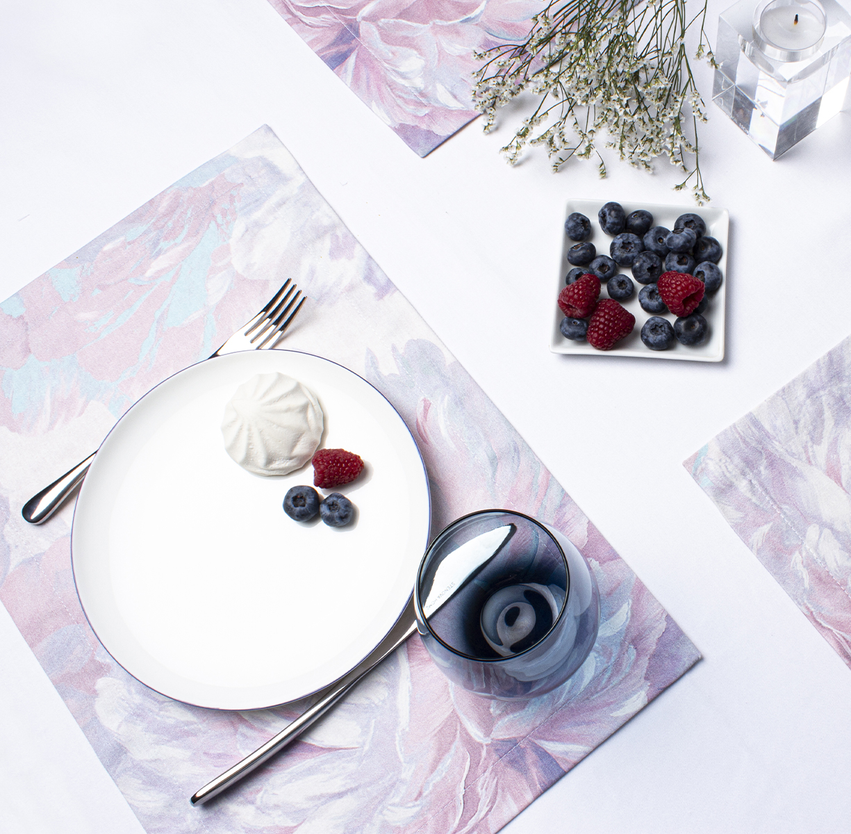 Комплект плейсматов KAMILLA (голубой цвет) - фото 4