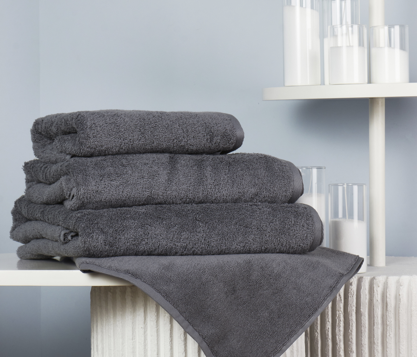 Полотенце махровое IDEAL (графит) - фото 3