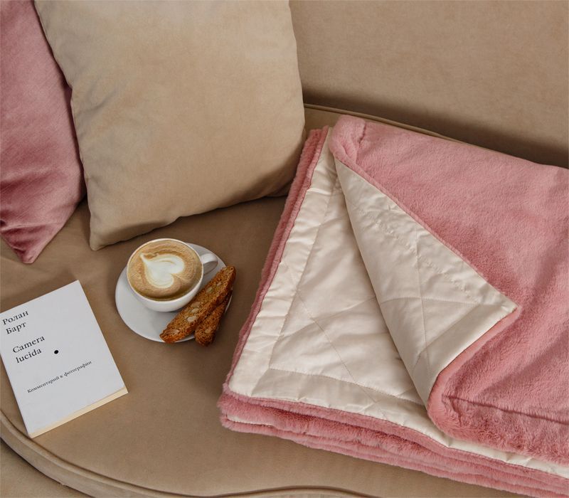 Плед меховой PINK NECTAR - фото 3