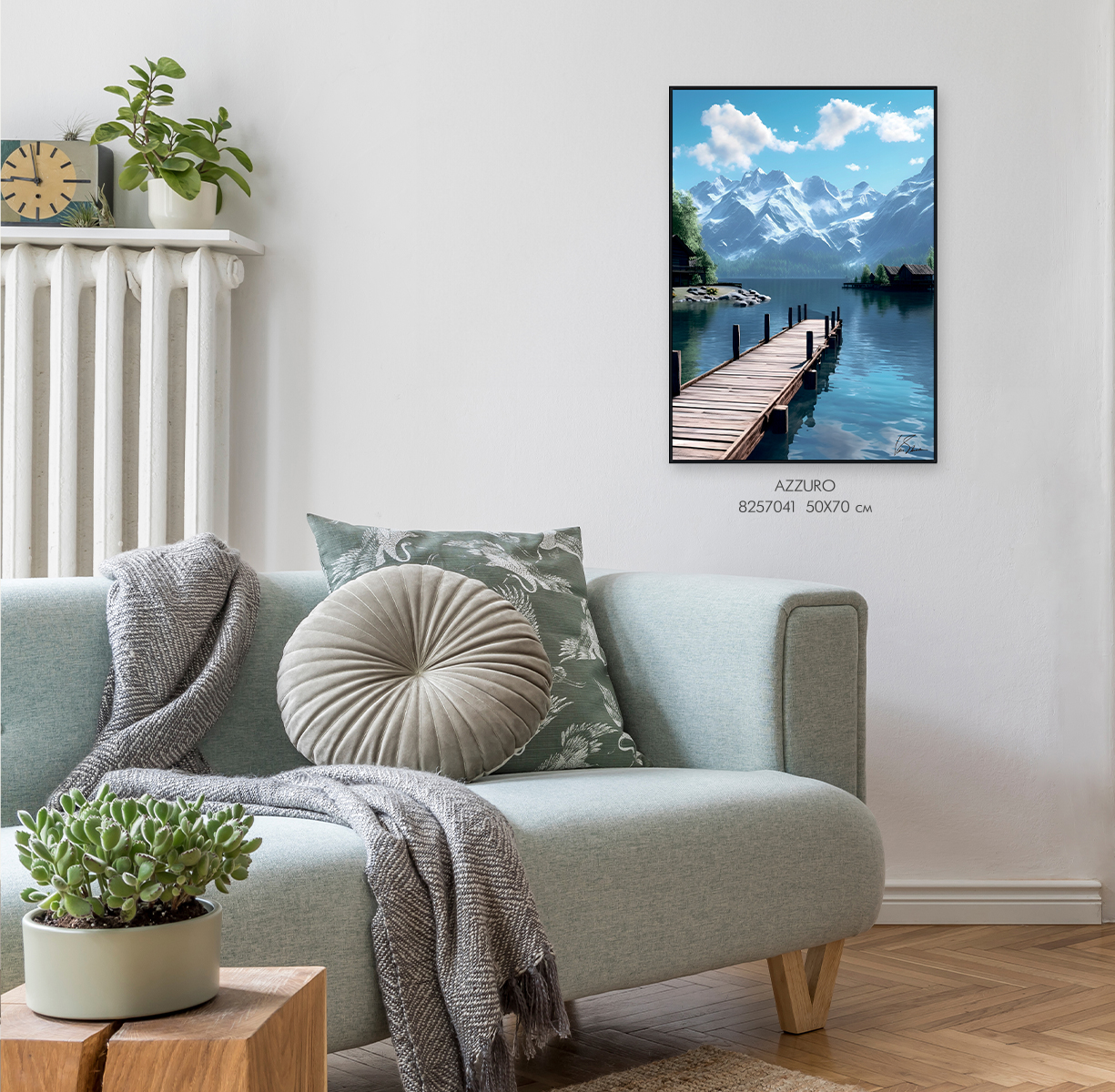 Картина на холсте в раме AZZURO арт.8257041 - фото 2