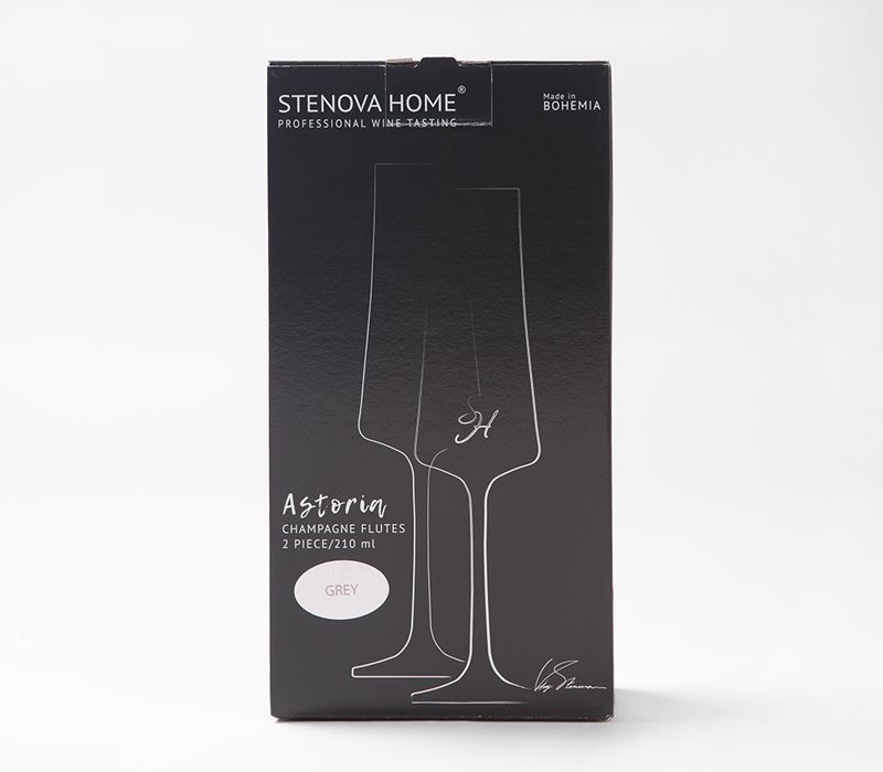 Набор бокалов для шампанского ASTORIA GREY - фото 3