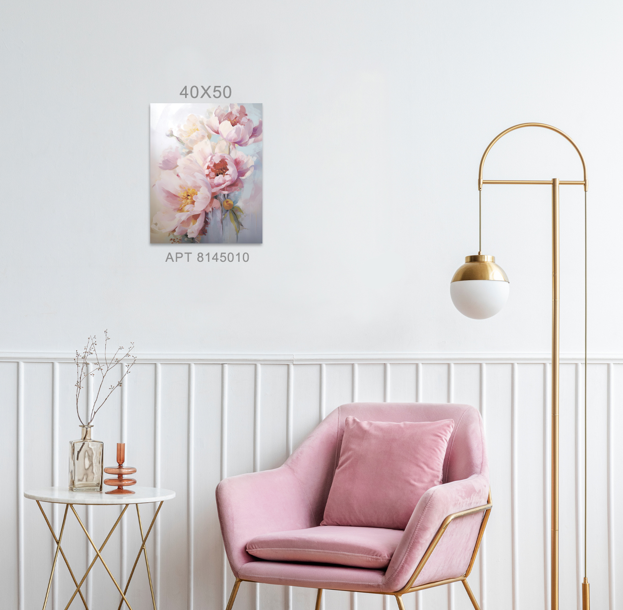 Картина на стекле PEONIA арт. 8145010 - фото 2