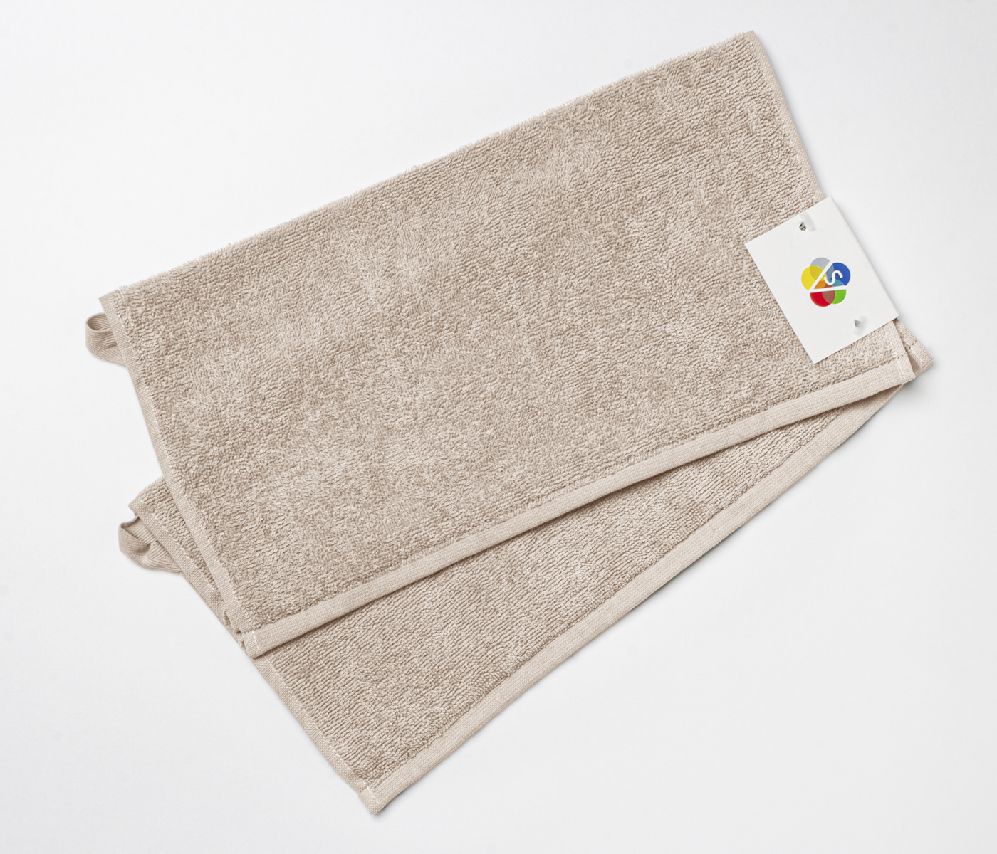 Набор полотенец махровых IDEAL (песочный, 2 шт) - фото 1