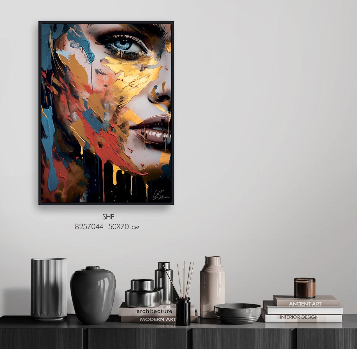 Картина на холсте в раме SHE арт.8257044 - фото 2