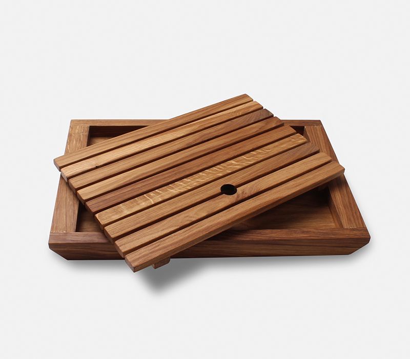 Доска сервировочная - поднос (дуб) - фото 6