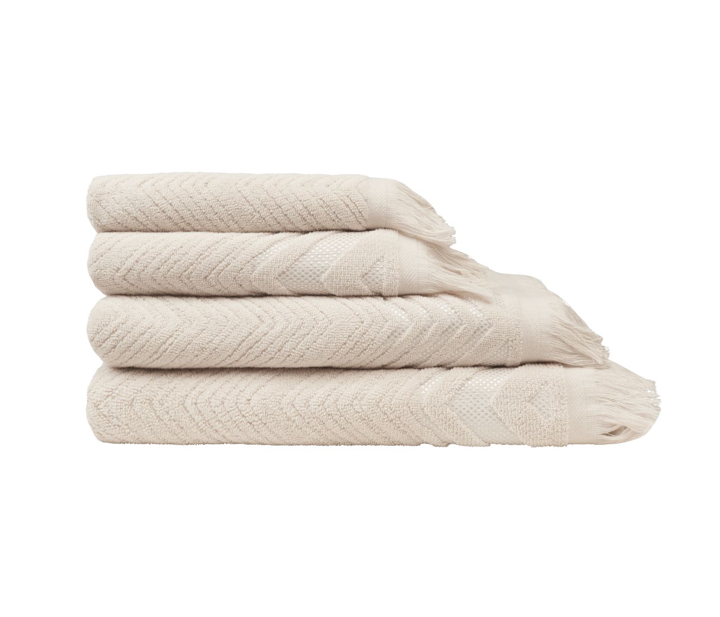 Полотенце махровое RELAX (бежевый) - фото 4