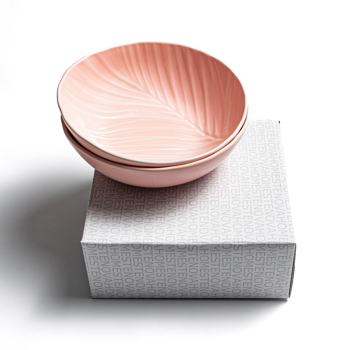 Набор глубоких тарелок BALI (розовый, 2 шт) - фото 3