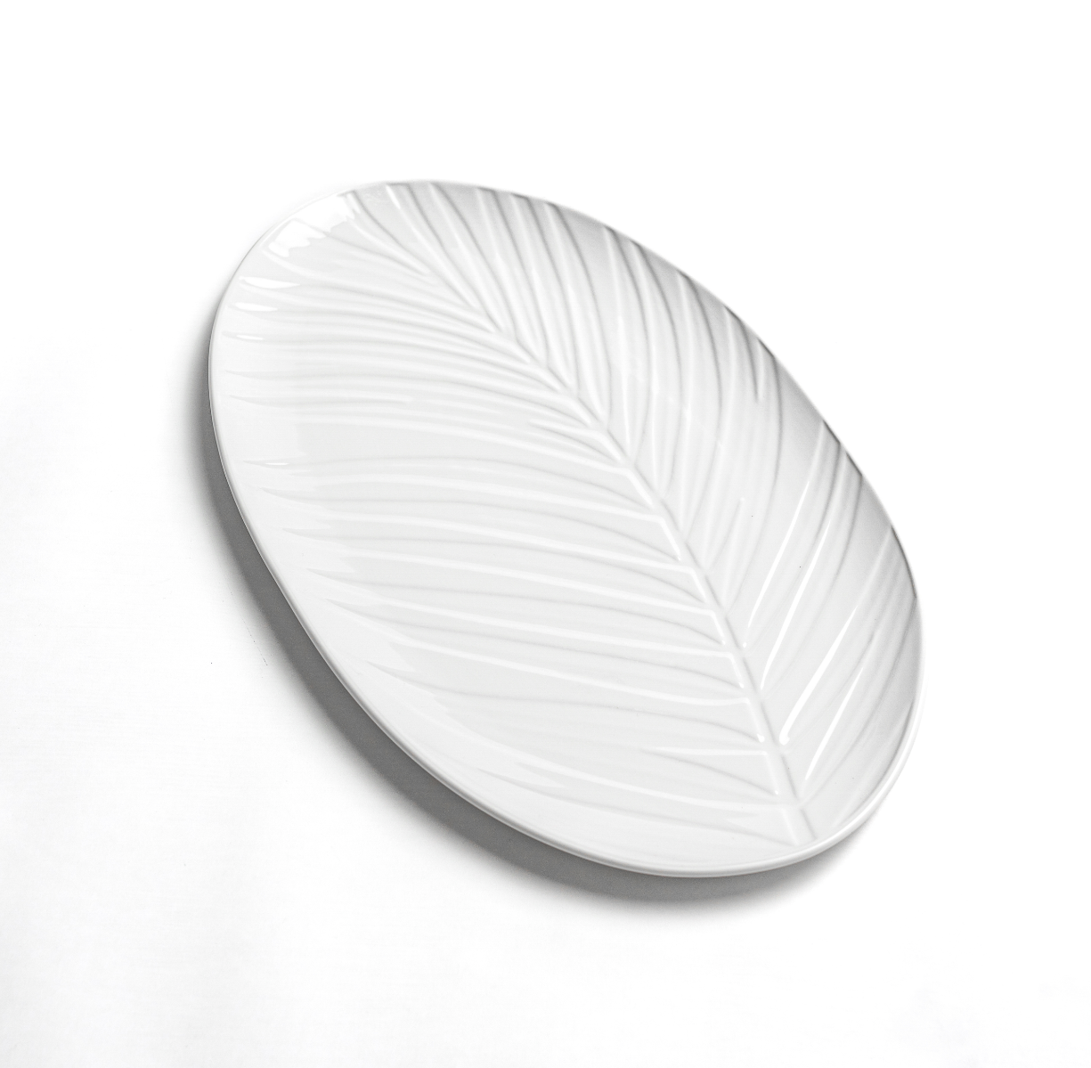 Блюдо сервировочное BALI (белое, большое, 1 шт) - фото 2