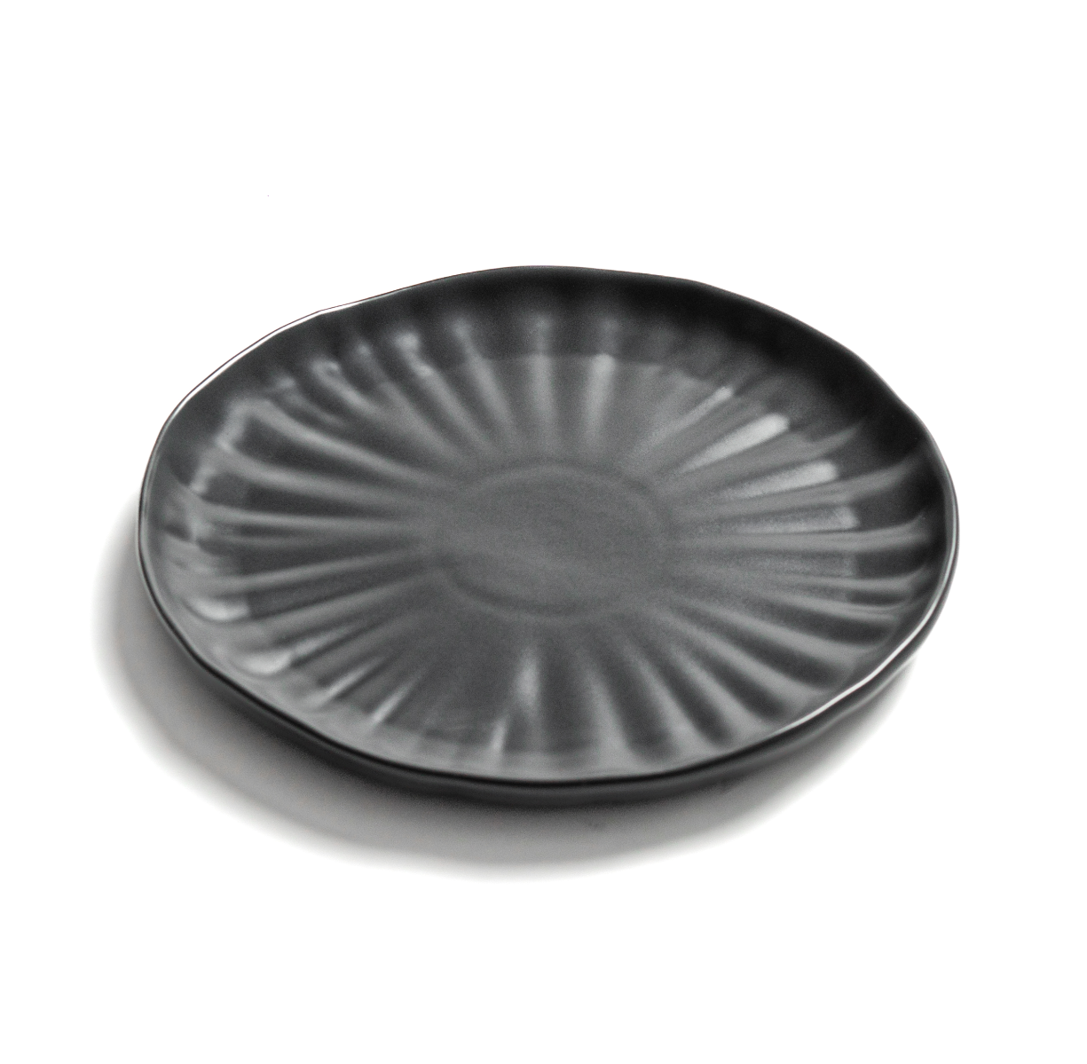 Набор тарелок обеденных LOTUS (графитовый, 2 шт) - фото 2