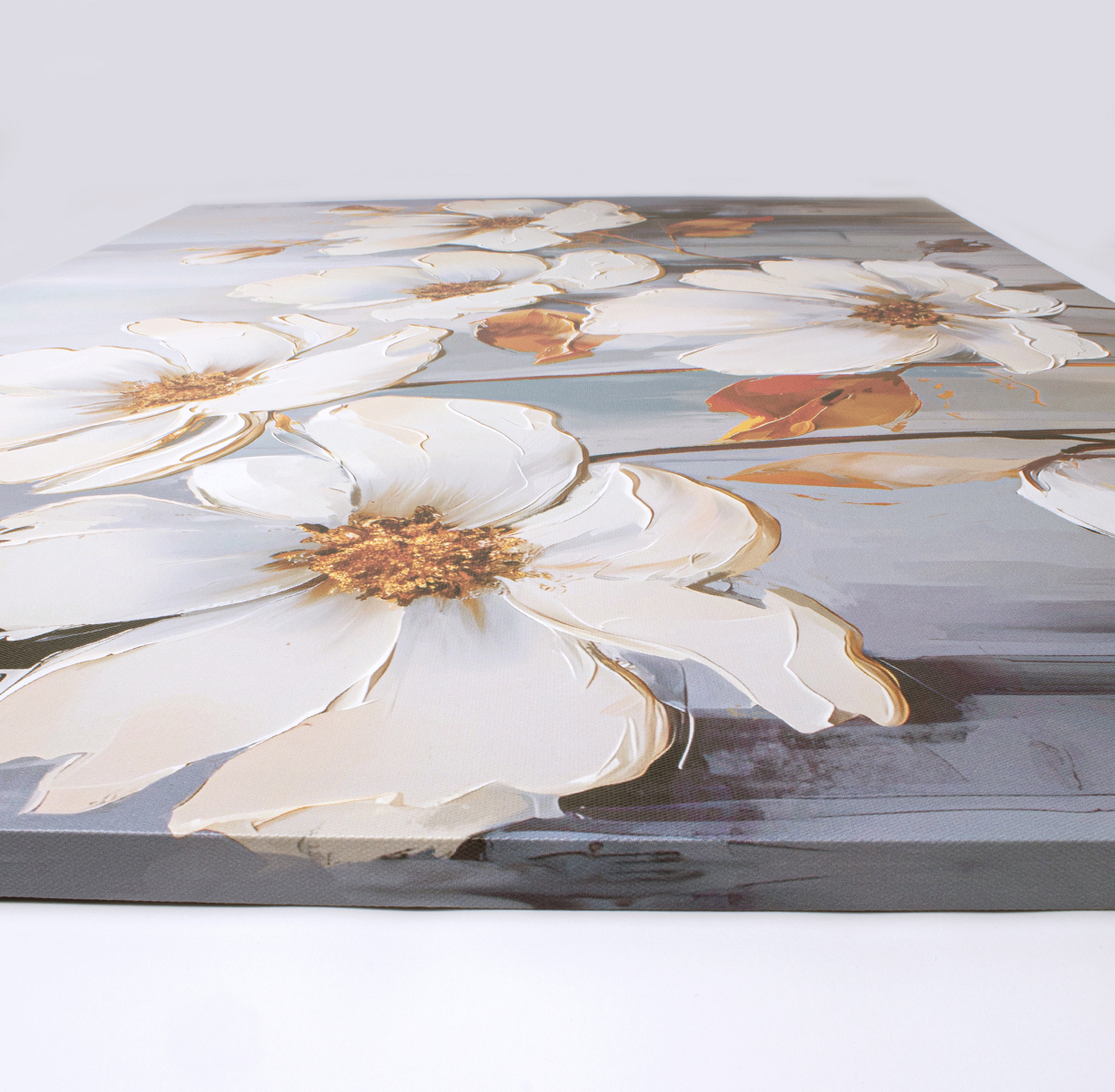 Картина на холсте WHITE FLOWERS арт. 8271011 - фото 3