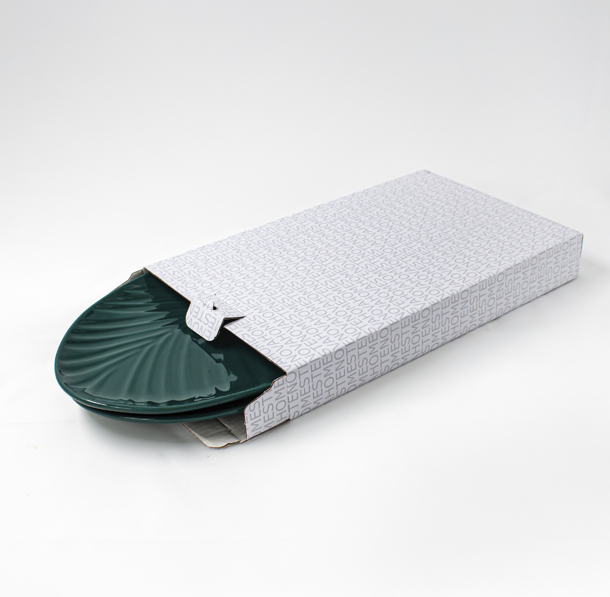 Набор блюд сервировочных BALI (маленькие, зеленые, 2 шт) - фото 4