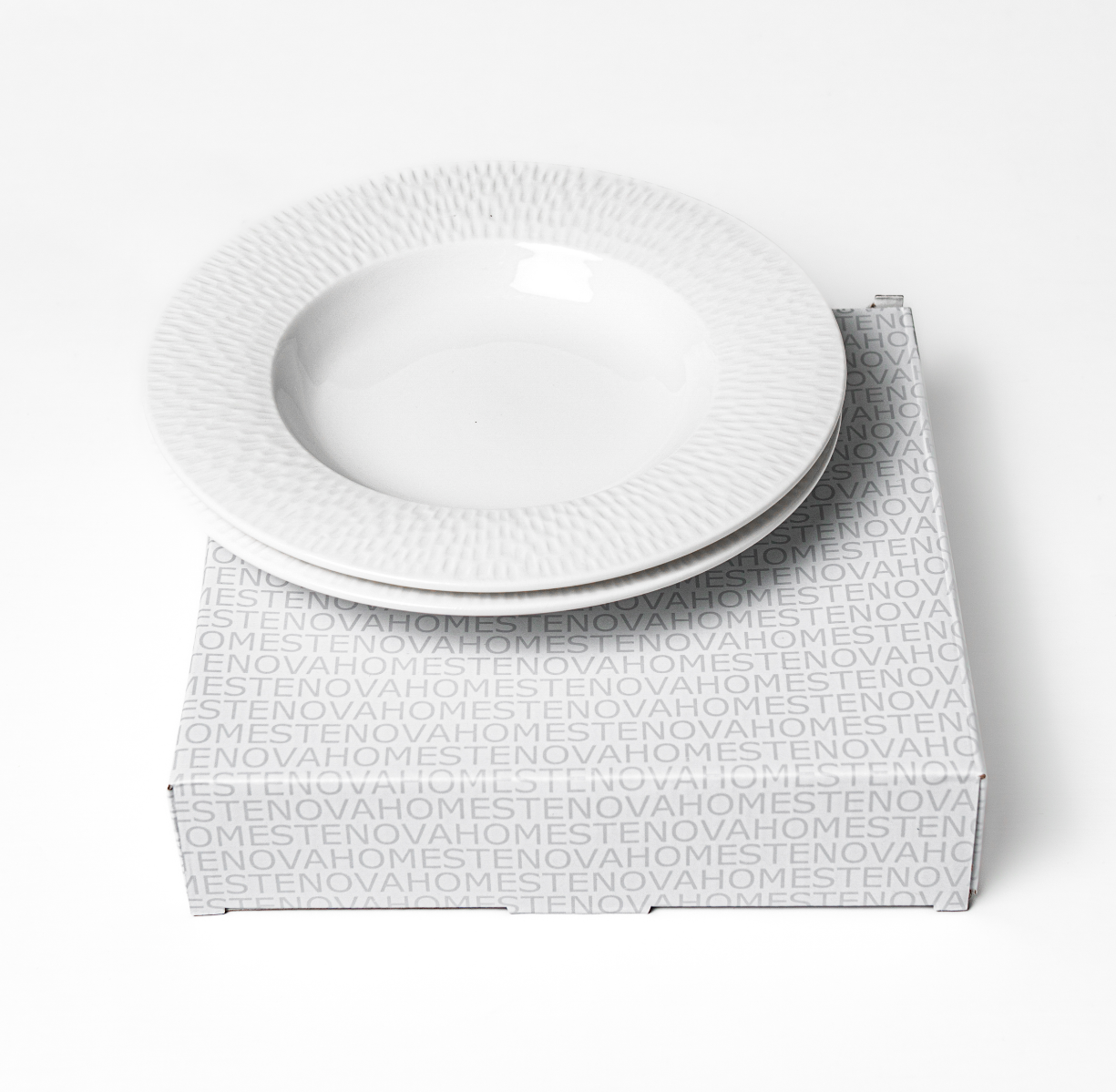 Набор тарелок глубоких ONEGA (белый, 2 шт) - фото 4