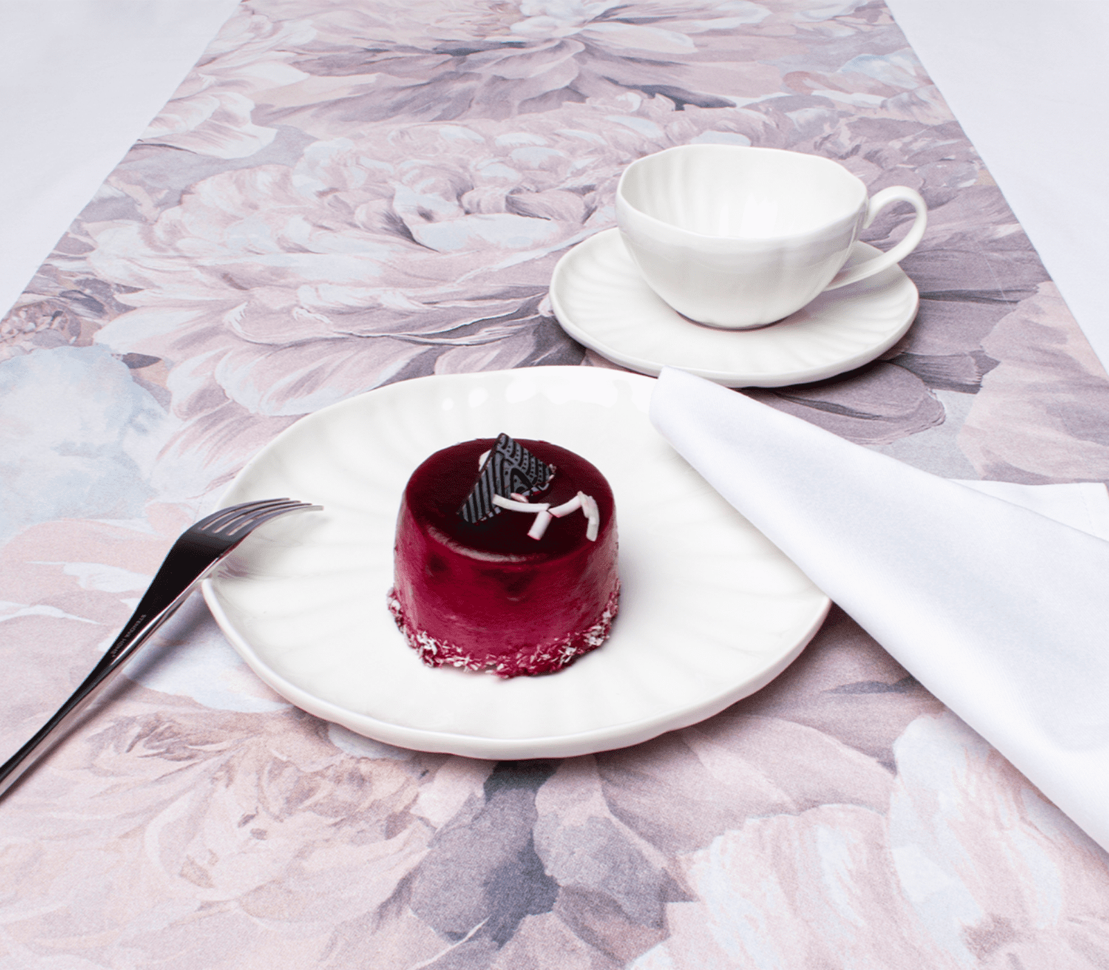 Дорожка сервировочная KAMILLA (серая) - фото 1