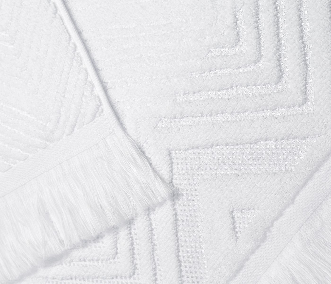Полотенце махровое RELAX (белый) - фото 1