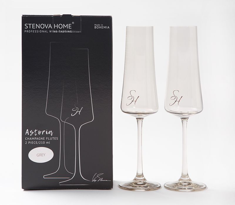 Набор бокалов для шампанского ASTORIA GREY - фото 4
