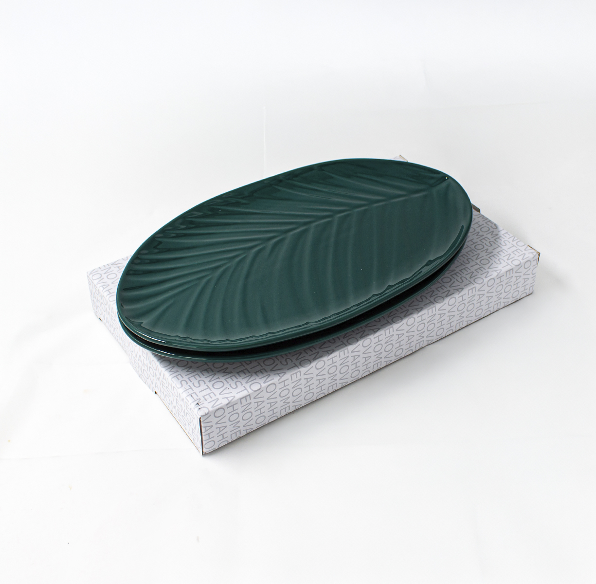 Набор блюд сервировочных BALI (маленькие, зеленые, 2 шт) - фото 3