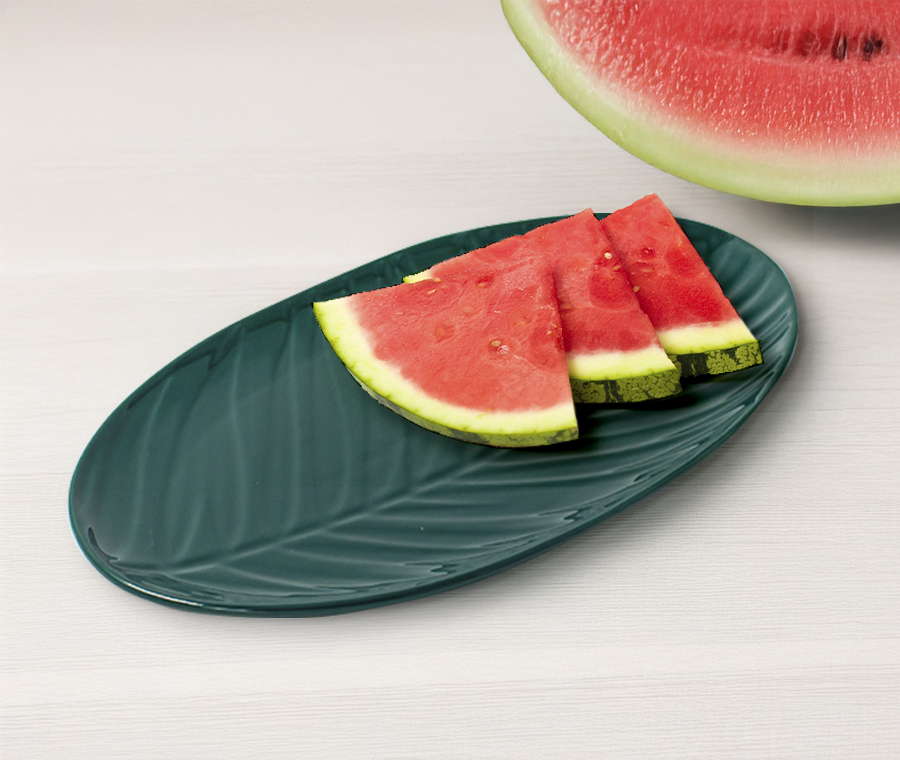 Набор блюд сервировочных BALI (маленькие, зеленые, 2 шт) - фото 1