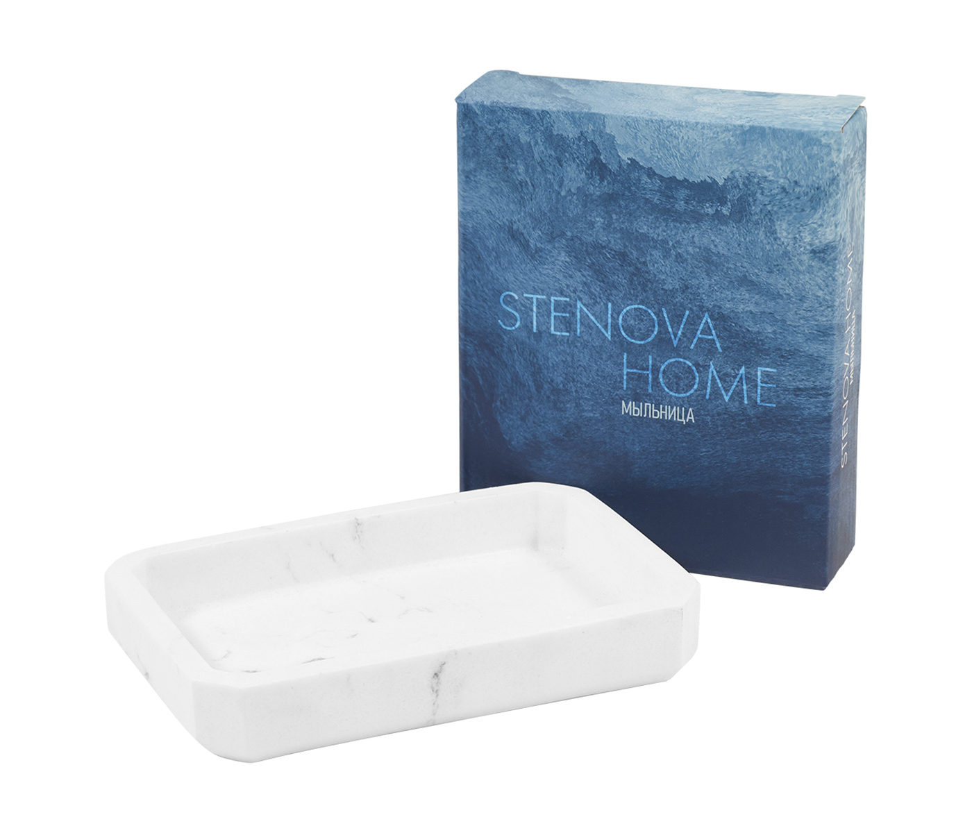 Мыльница ONEGA / ОНЕГА белая - фото 4